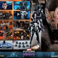 Maybang's Collectibles Hot Toys Marvel Future Fight The Punisher (War Machine Armor) Diecast 1/6 Scale 12" Figure 41 Maybang's Collectibles Hot Toys Marvel Future Fight The Punisher (War Machine Armor) Diecast 1/6 Scale 12