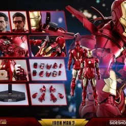 Vendor-unknown Hot Toys Marvel Iron Man 2 Iron Man Mark IV Diecast 1/6 Scale 12" Figure 23 Vendor-unknown Hot Toys Marvel Iron Man 2 Iron Man Mark IV Diecast 1/6 Scale 12