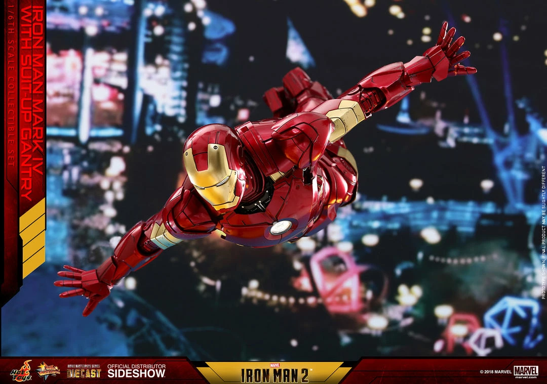 Vendor-unknown Hot Toys Marvel Iron Man 2 Iron Man Mark IV Diecast Figure With Suit-up Gantry 1/6 Scale Figure Set 12 Vendor-unknown Hot Toys Marvel Iron Man 2 Iron Man Mark IV Diecast Figure With Suit-up Gantry 1/6 Scale Figure Set