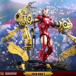Vendor-unknown Hot Toys Marvel Iron Man 2 Iron Man Mark IV Diecast Figure With Suit-up Gantry 1/6 Scale Figure Set 43 Vendor-unknown Hot Toys Marvel Iron Man 2 Iron Man Mark IV Diecast Figure With Suit-up Gantry 1/6 Scale Figure Set