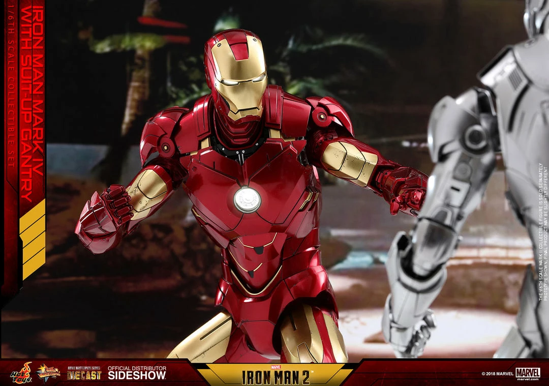 Vendor-unknown Hot Toys Marvel Iron Man 2 Iron Man Mark IV Diecast Figure With Suit-up Gantry 1/6 Scale Figure Set 15 Vendor-unknown Hot Toys Marvel Iron Man 2 Iron Man Mark IV Diecast Figure With Suit-up Gantry 1/6 Scale Figure Set