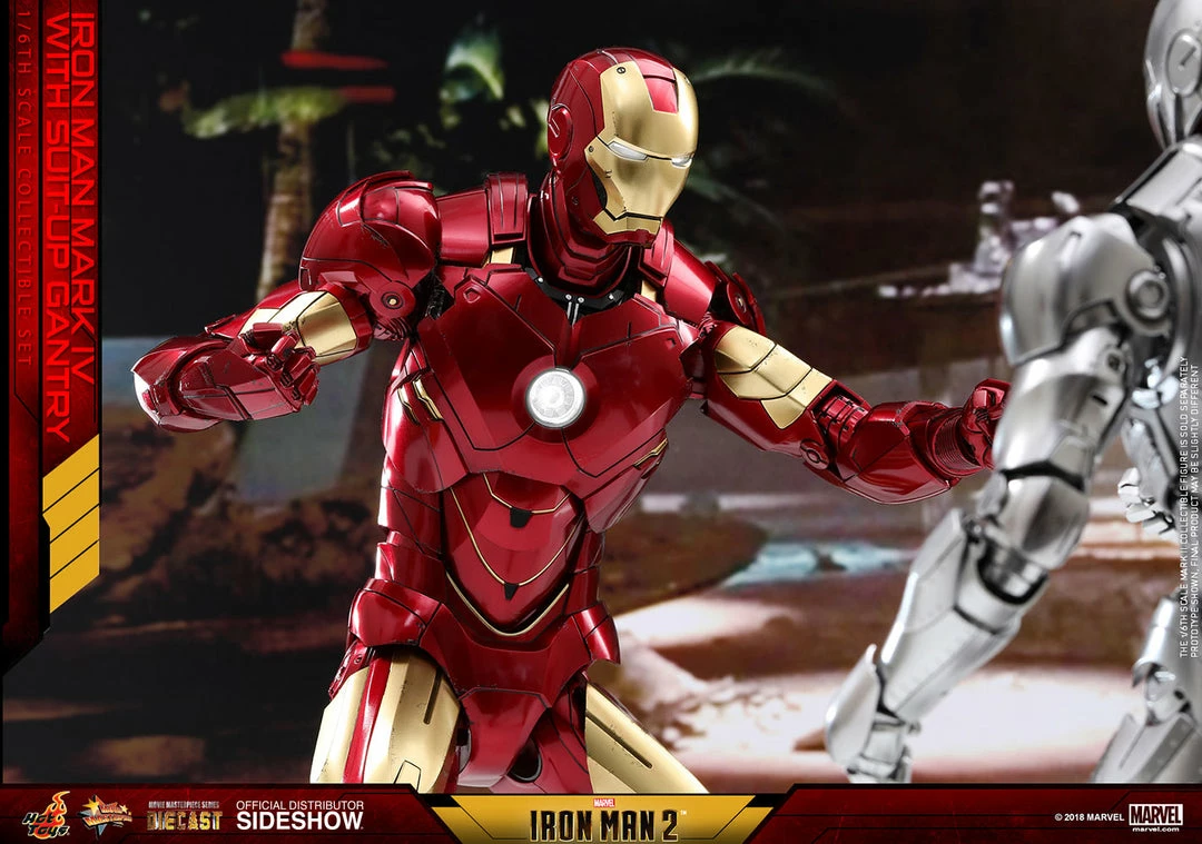 Vendor-unknown Hot Toys Marvel Iron Man 2 Iron Man Mark IV Diecast Figure With Suit-up Gantry 1/6 Scale Figure Set 16 Vendor-unknown Hot Toys Marvel Iron Man 2 Iron Man Mark IV Diecast Figure With Suit-up Gantry 1/6 Scale Figure Set
