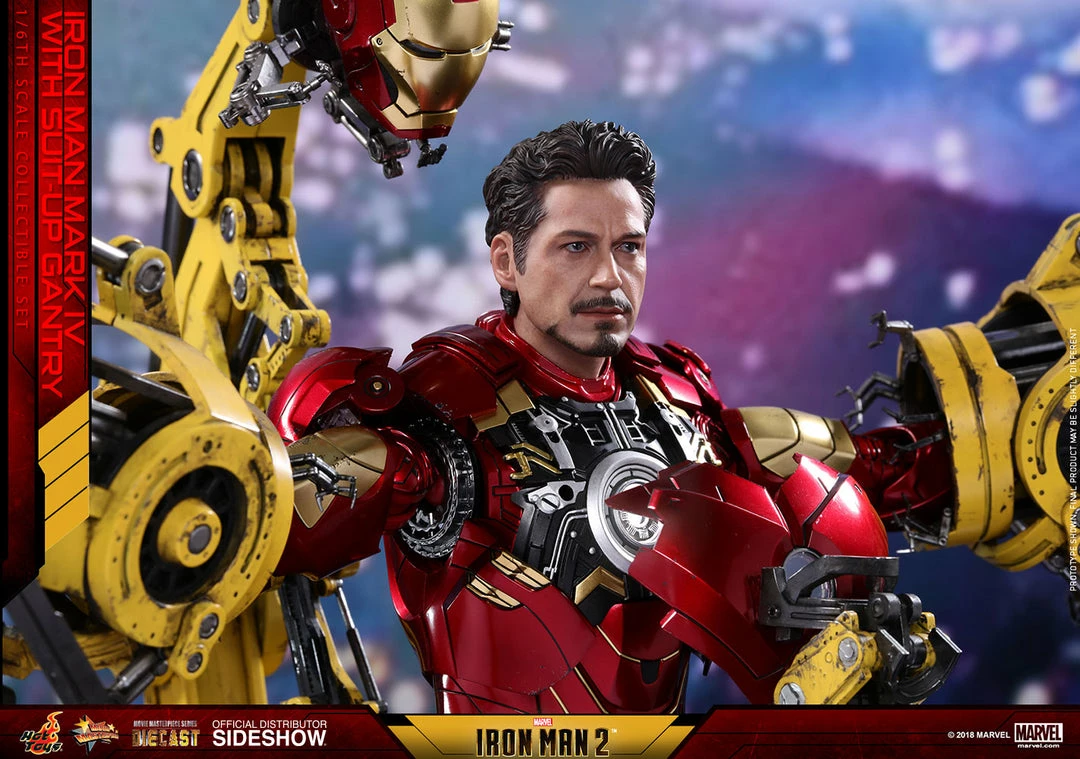 Vendor-unknown Hot Toys Marvel Iron Man 2 Iron Man Mark IV Diecast Figure With Suit-up Gantry 1/6 Scale Figure Set 17 Vendor-unknown Hot Toys Marvel Iron Man 2 Iron Man Mark IV Diecast Figure With Suit-up Gantry 1/6 Scale Figure Set