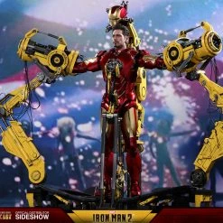 Vendor-unknown Hot Toys Marvel Iron Man 2 Iron Man Mark IV Diecast Figure With Suit-up Gantry 1/6 Scale Figure Set 47 Vendor-unknown Hot Toys Marvel Iron Man 2 Iron Man Mark IV Diecast Figure With Suit-up Gantry 1/6 Scale Figure Set