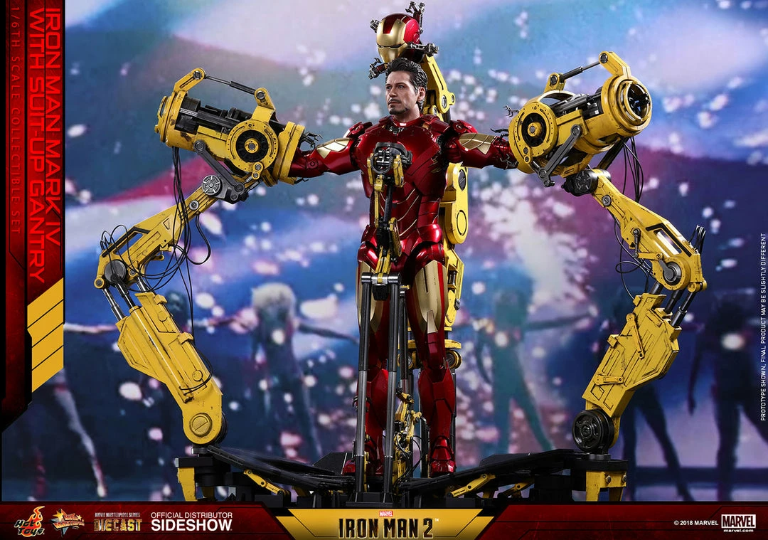 Vendor-unknown Hot Toys Marvel Iron Man 2 Iron Man Mark IV Diecast Figure With Suit-up Gantry 1/6 Scale Figure Set 18 Vendor-unknown Hot Toys Marvel Iron Man 2 Iron Man Mark IV Diecast Figure With Suit-up Gantry 1/6 Scale Figure Set