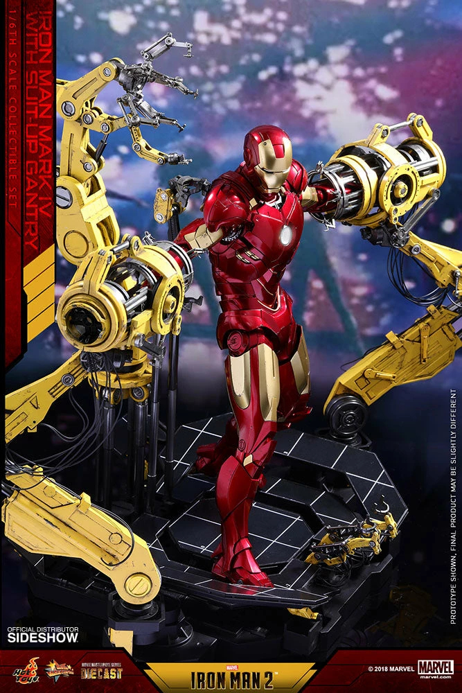 Vendor-unknown Hot Toys Marvel Iron Man 2 Iron Man Mark IV Diecast Figure With Suit-up Gantry 1/6 Scale Figure Set 20 Vendor-unknown Hot Toys Marvel Iron Man 2 Iron Man Mark IV Diecast Figure With Suit-up Gantry 1/6 Scale Figure Set