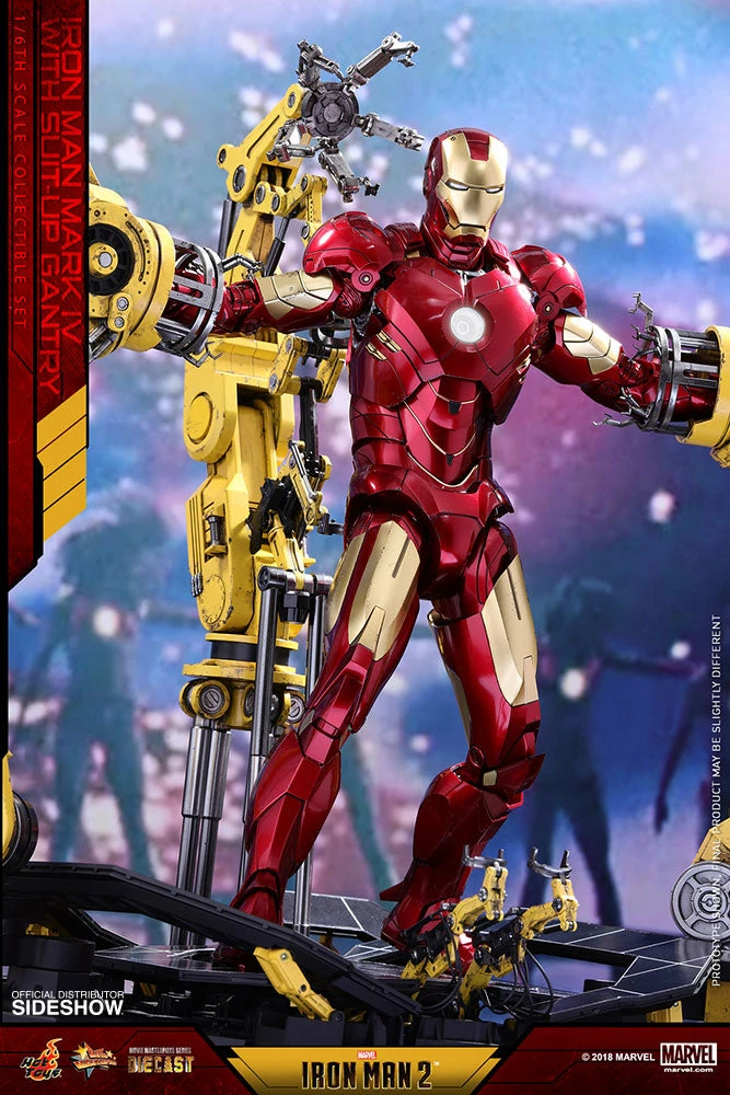 Vendor-unknown Hot Toys Marvel Iron Man 2 Iron Man Mark IV Diecast Figure With Suit-up Gantry 1/6 Scale Figure Set 21 Vendor-unknown Hot Toys Marvel Iron Man 2 Iron Man Mark IV Diecast Figure With Suit-up Gantry 1/6 Scale Figure Set