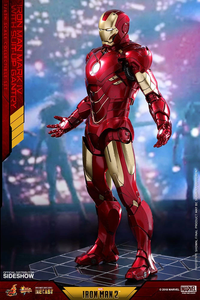Vendor-unknown Hot Toys Marvel Iron Man 2 Iron Man Mark IV Diecast Figure With Suit-up Gantry 1/6 Scale Figure Set 23 Vendor-unknown Hot Toys Marvel Iron Man 2 Iron Man Mark IV Diecast Figure With Suit-up Gantry 1/6 Scale Figure Set