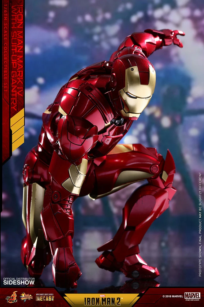 Vendor-unknown Hot Toys Marvel Iron Man 2 Iron Man Mark IV Diecast Figure With Suit-up Gantry 1/6 Scale Figure Set 27 Vendor-unknown Hot Toys Marvel Iron Man 2 Iron Man Mark IV Diecast Figure With Suit-up Gantry 1/6 Scale Figure Set