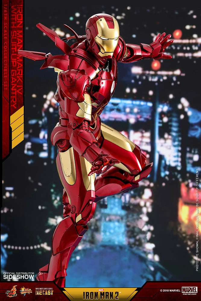 Vendor-unknown Hot Toys Marvel Iron Man 2 Iron Man Mark IV Diecast Figure With Suit-up Gantry 1/6 Scale Figure Set 29 Vendor-unknown Hot Toys Marvel Iron Man 2 Iron Man Mark IV Diecast Figure With Suit-up Gantry 1/6 Scale Figure Set