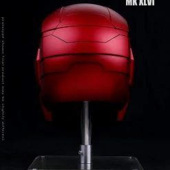 Maybang's Collectibles Dimension Studio Marvel Captain America Civil War Iron Man Mark XLVI 1/1 Scale LED Motorized Helmet Others