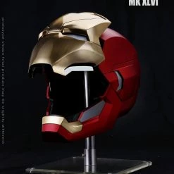 Maybang's Collectibles Dimension Studio Marvel Captain America Civil War Iron Man Mark XLVI 1/1 Scale LED Motorized Helmet Others