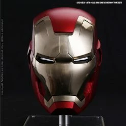 Maybang's Collectibles Dimension Studio Marvel Captain America Civil War Iron Man Mark XLVI 1/1 Scale LED Motorized Helmet Others