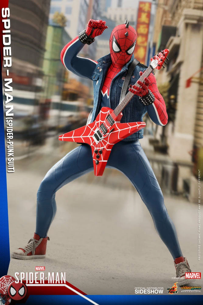 Maybang's Collectibles Hot Toys Marvel's Spider-Man VGM32 Spider-Man (Spider-Punk Suit) 1/6 Scale 12" Action Figure 2 Maybang's Collectibles Hot Toys Marvel's Spider-Man VGM32 Spider-Man (Spider-Punk Suit) 1/6 Scale 12" Action Figure