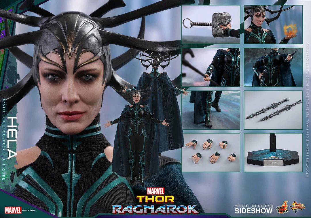 Vendor-unknown Hot Toys Marvel Thor Ragnarok Hela 1/6 Scale Figure 29 Vendor-unknown Hot Toys Marvel Thor Ragnarok Hela 1/6 Scale Figure