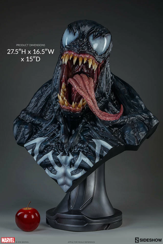 Maybang's Collectibles Sideshow Marvel Comics Venom Life Size Bust Statue Sideshow Collectibles 3 Maybang's Collectibles Sideshow Marvel Comics Venom Life Size Bust Statue Sideshow Collectibles