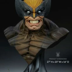 Maybang's Collectibles Sideshow Marvel Comics X-Men The Wolverine Life Size Bust Statue