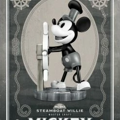 Maybang's Collectibles Beast Kingdom Master Craft Series - Steamboat Willie Mickey Mouse Statue Disney