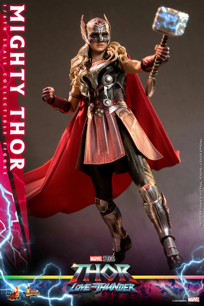 Maybang's Collectibles Hot Toys Marvel Comics Thor: Love And Thunder Mighty Thor (Jane Foster) 1/6 Scale Collectible Figure 4 Maybang's Collectibles Hot Toys Marvel Comics Thor: Love And Thunder Mighty Thor (Jane Foster) 1/6 Scale Collectible Figure