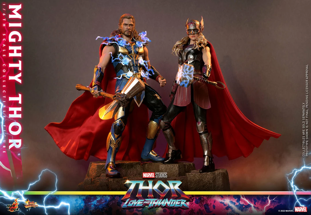 Maybang's Collectibles Hot Toys Marvel Comics Thor: Love And Thunder Mighty Thor (Jane Foster) 1/6 Scale Collectible Figure 7 Maybang's Collectibles Hot Toys Marvel Comics Thor: Love And Thunder Mighty Thor (Jane Foster) 1/6 Scale Collectible Figure