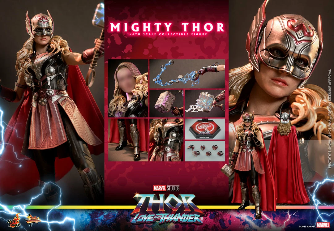 Maybang's Collectibles Hot Toys Marvel Comics Thor: Love And Thunder Mighty Thor (Jane Foster) 1/6 Scale Collectible Figure 10 Maybang's Collectibles Hot Toys Marvel Comics Thor: Love And Thunder Mighty Thor (Jane Foster) 1/6 Scale Collectible Figure