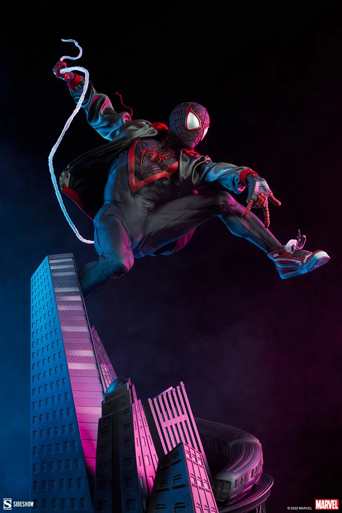 Maybang's Collectibles Sideshow Marvel Comics Spider-Man Miles Morales Premium Format Figure Statue Sideshow Collectibles 3 Maybang's Collectibles Sideshow Marvel Comics Spider-Man Miles Morales Premium Format Figure Statue Sideshow Collectibles