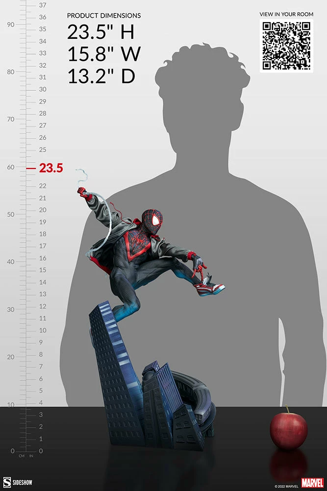 Maybang's Collectibles Sideshow Marvel Comics Spider-Man Miles Morales Premium Format Figure Statue Sideshow Collectibles 5 Maybang's Collectibles Sideshow Marvel Comics Spider-Man Miles Morales Premium Format Figure Statue Sideshow Collectibles