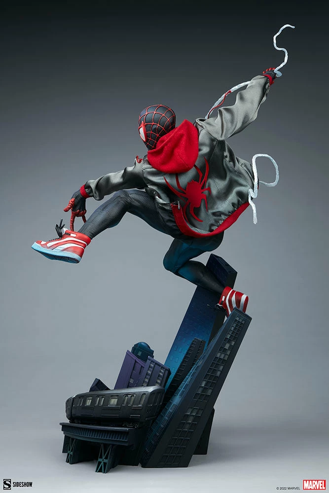 Maybang's Collectibles Sideshow Marvel Comics Spider-Man Miles Morales Premium Format Figure Statue Sideshow Collectibles 7 Maybang's Collectibles Sideshow Marvel Comics Spider-Man Miles Morales Premium Format Figure Statue Sideshow Collectibles