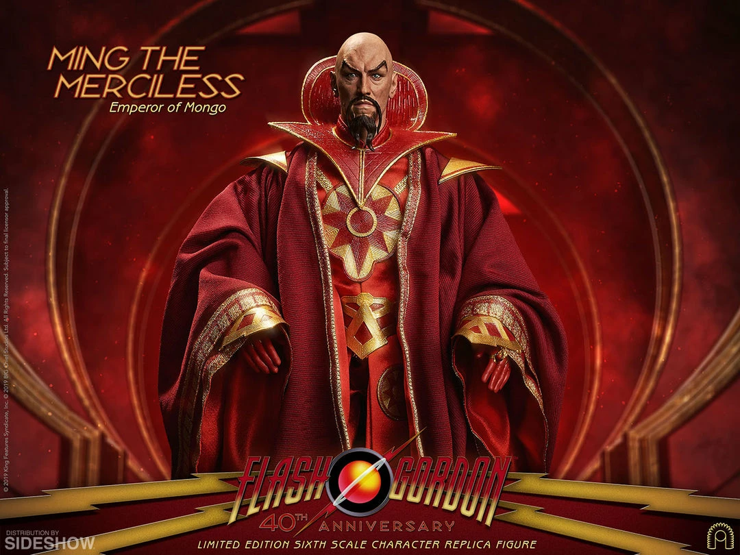 Maybang's Collectibles BIG Chief Studios Flash Gordon 40th Anniversary Ming The Merciless - Emperor Of Mongo 1/6 Scale Collectible Figure Others 3 Maybang's Collectibles BIG Chief Studios Flash Gordon 40th Anniversary Ming The Merciless - Emperor Of Mongo 1/6 Scale Collectible Figure Others
