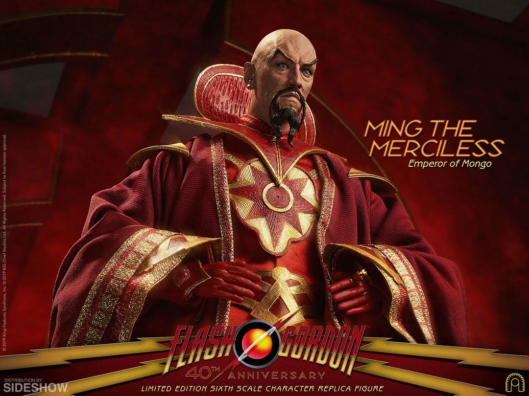 Maybang's Collectibles BIG Chief Studios Flash Gordon 40th Anniversary Ming The Merciless - Emperor Of Mongo 1/6 Scale Collectible Figure Others 4 Maybang's Collectibles BIG Chief Studios Flash Gordon 40th Anniversary Ming The Merciless - Emperor Of Mongo 1/6 Scale Collectible Figure Others