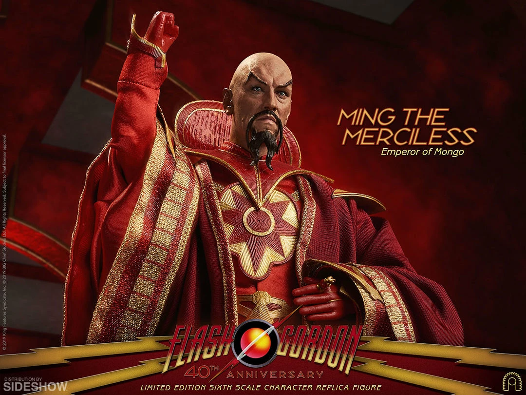Maybang's Collectibles BIG Chief Studios Flash Gordon 40th Anniversary Ming The Merciless - Emperor Of Mongo 1/6 Scale Collectible Figure Others 5 Maybang's Collectibles BIG Chief Studios Flash Gordon 40th Anniversary Ming The Merciless - Emperor Of Mongo 1/6 Scale Collectible Figure Others