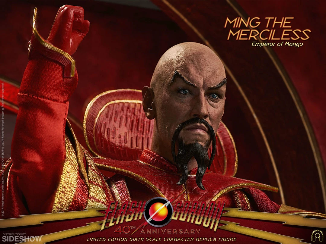 Maybang's Collectibles BIG Chief Studios Flash Gordon 40th Anniversary Ming The Merciless - Emperor Of Mongo 1/6 Scale Collectible Figure Others 6 Maybang's Collectibles BIG Chief Studios Flash Gordon 40th Anniversary Ming The Merciless - Emperor Of Mongo 1/6 Scale Collectible Figure Others