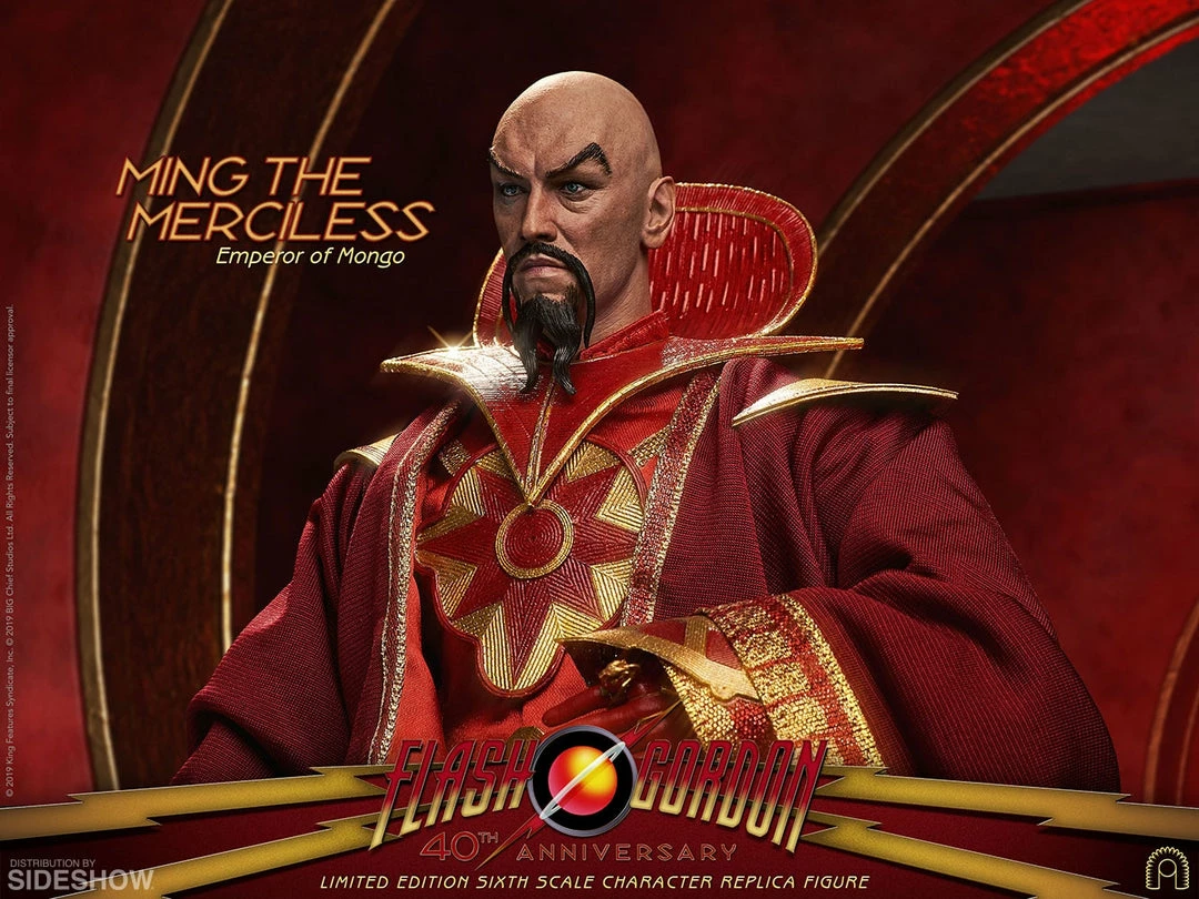 Maybang's Collectibles BIG Chief Studios Flash Gordon 40th Anniversary Ming The Merciless - Emperor Of Mongo 1/6 Scale Collectible Figure Others 7 Maybang's Collectibles BIG Chief Studios Flash Gordon 40th Anniversary Ming The Merciless - Emperor Of Mongo 1/6 Scale Collectible Figure Others