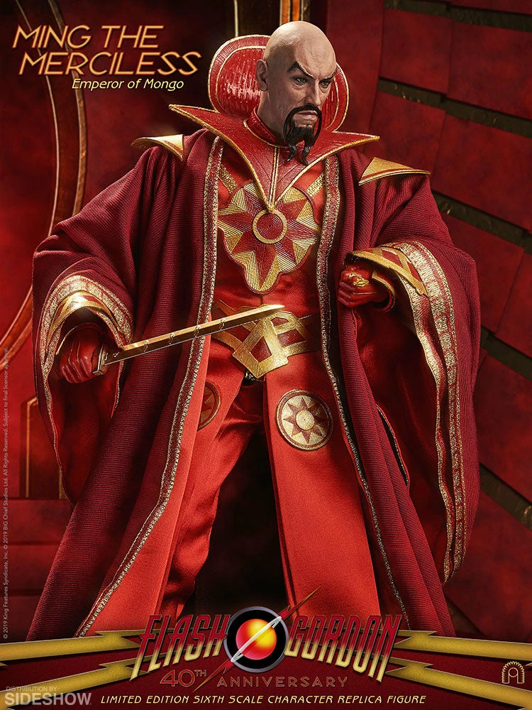 Maybang's Collectibles BIG Chief Studios Flash Gordon 40th Anniversary Ming The Merciless - Emperor Of Mongo 1/6 Scale Collectible Figure Others 10 Maybang's Collectibles BIG Chief Studios Flash Gordon 40th Anniversary Ming The Merciless - Emperor Of Mongo 1/6 Scale Collectible Figure Others