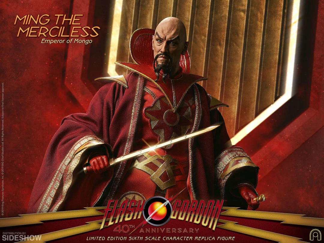 Maybang's Collectibles BIG Chief Studios Flash Gordon 40th Anniversary Ming The Merciless - Emperor Of Mongo 1/6 Scale Collectible Figure Others 12 Maybang's Collectibles BIG Chief Studios Flash Gordon 40th Anniversary Ming The Merciless - Emperor Of Mongo 1/6 Scale Collectible Figure Others