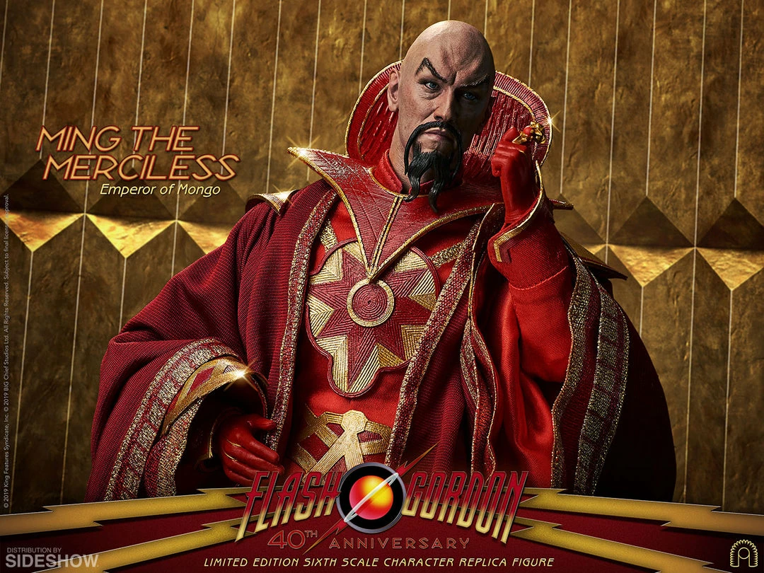 Maybang's Collectibles BIG Chief Studios Flash Gordon 40th Anniversary Ming The Merciless - Emperor Of Mongo 1/6 Scale Collectible Figure Others 14 Maybang's Collectibles BIG Chief Studios Flash Gordon 40th Anniversary Ming The Merciless - Emperor Of Mongo 1/6 Scale Collectible Figure Others