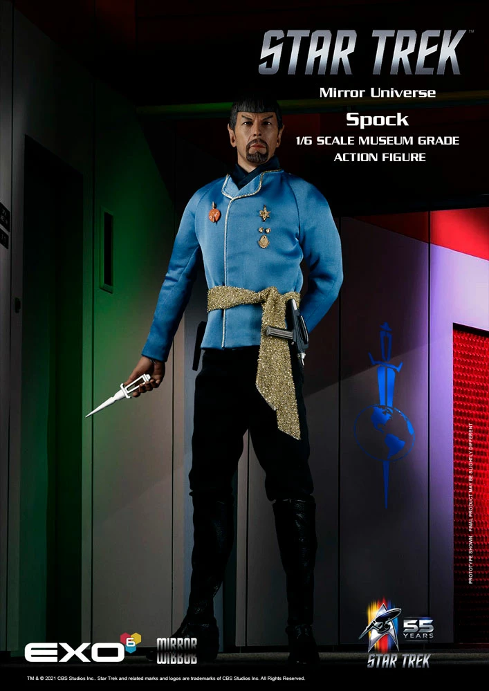Maybang's Collectibles Others EXO-6 Star Trek The Original Series Mirror Universe Spock 1/6 Scale 12" Collectible Figure 2 Maybang's Collectibles Others EXO-6 Star Trek The Original Series Mirror Universe Spock 1/6 Scale 12" Collectible Figure