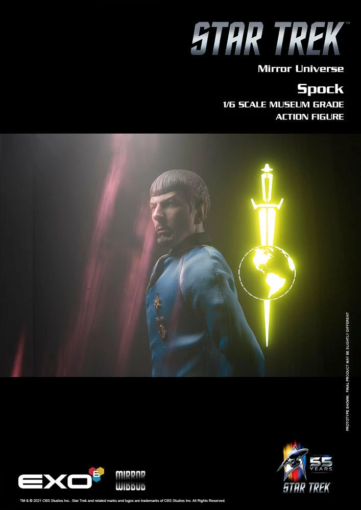 Maybang's Collectibles Others EXO-6 Star Trek The Original Series Mirror Universe Spock 1/6 Scale 12" Collectible Figure 3 Maybang's Collectibles Others EXO-6 Star Trek The Original Series Mirror Universe Spock 1/6 Scale 12" Collectible Figure