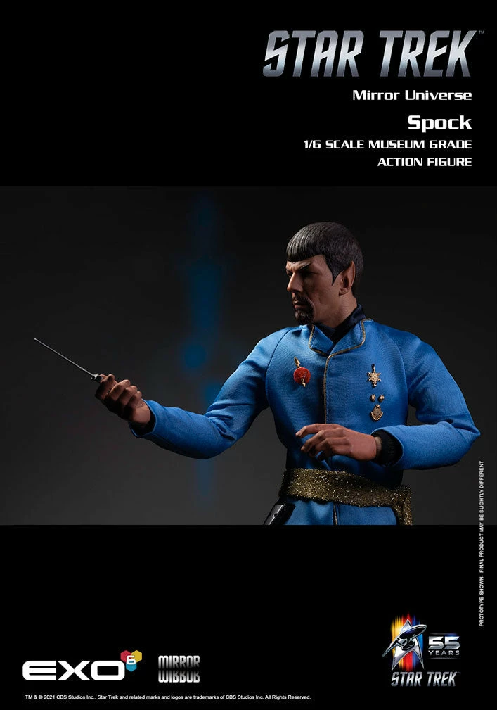 Maybang's Collectibles Others EXO-6 Star Trek The Original Series Mirror Universe Spock 1/6 Scale 12" Collectible Figure 5 Maybang's Collectibles Others EXO-6 Star Trek The Original Series Mirror Universe Spock 1/6 Scale 12" Collectible Figure