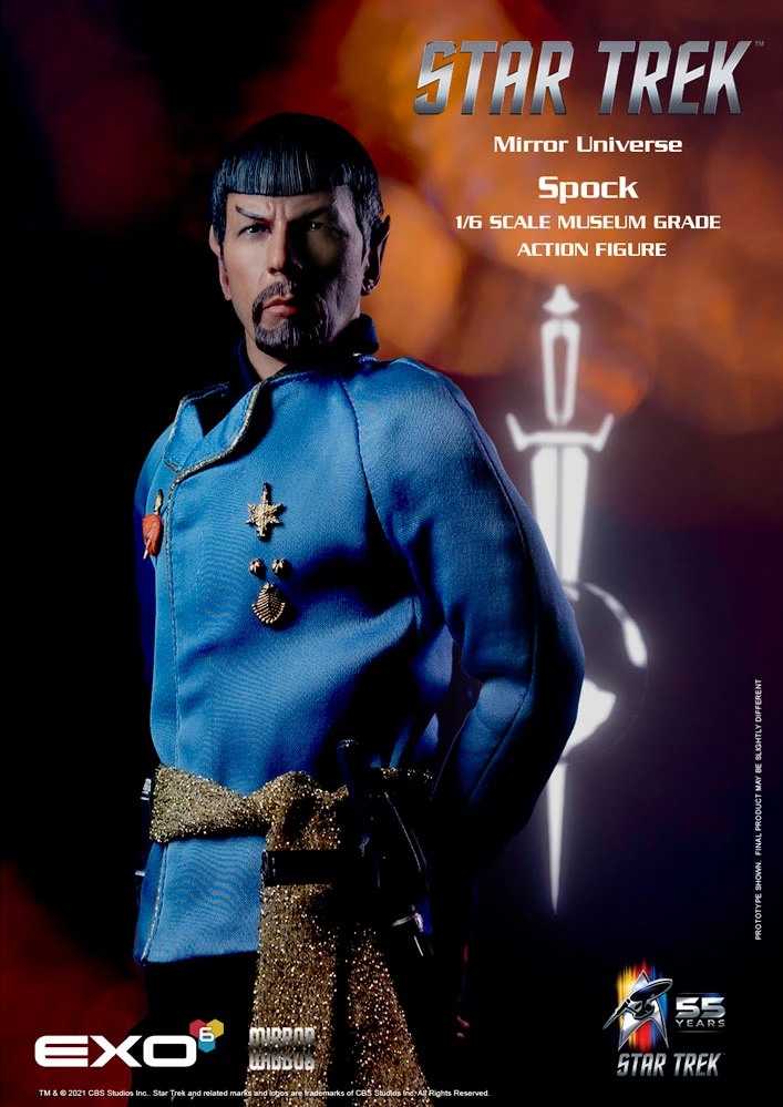 Maybang's Collectibles Others EXO-6 Star Trek The Original Series Mirror Universe Spock 1/6 Scale 12" Collectible Figure 7 Maybang's Collectibles Others EXO-6 Star Trek The Original Series Mirror Universe Spock 1/6 Scale 12" Collectible Figure