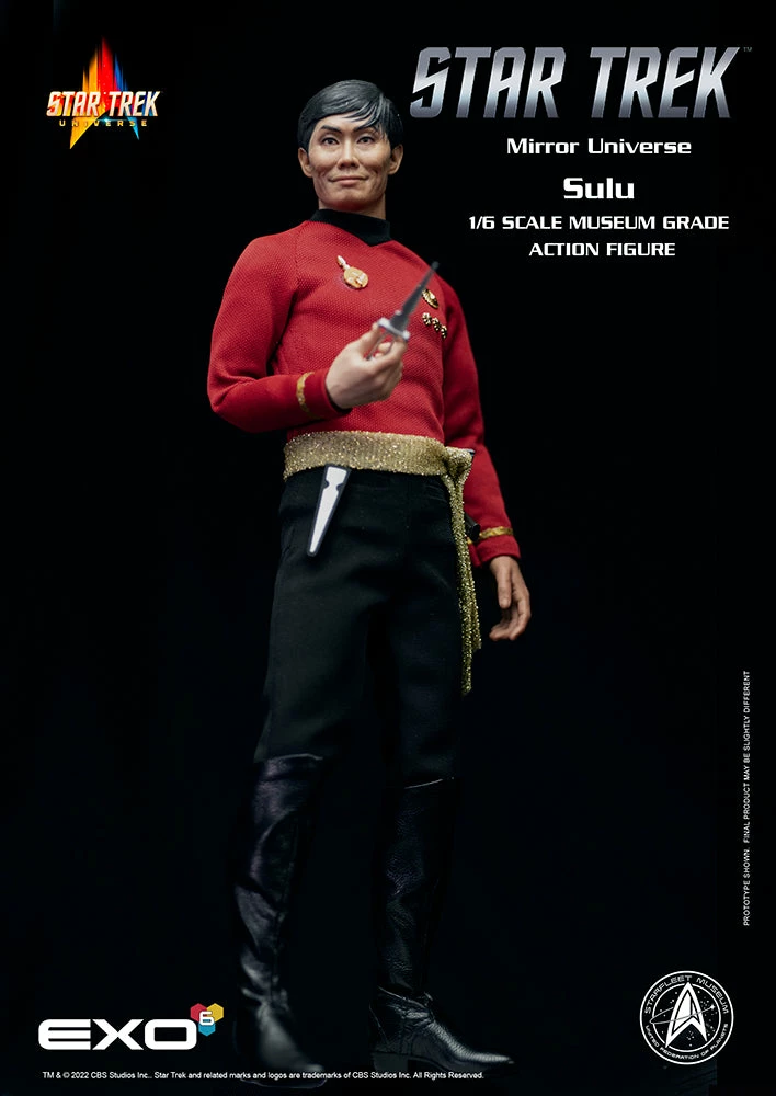 Maybang's Collectibles EXO-6 Star Trek: The Original Series Mirror Universe Hikaru Sulu 1/6 Scale 12" Collectible Figure Others 1 Maybang's Collectibles EXO-6 Star Trek: The Original Series Mirror Universe Hikaru Sulu 1/6 Scale 12" Collectible Figure Others