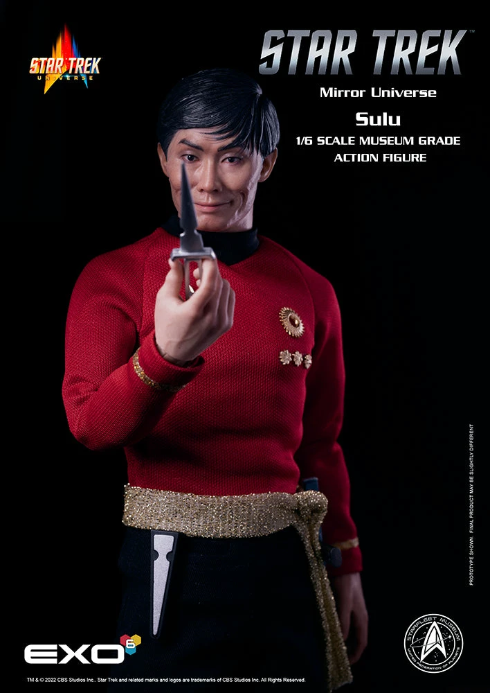 Maybang's Collectibles EXO-6 Star Trek: The Original Series Mirror Universe Hikaru Sulu 1/6 Scale 12" Collectible Figure Others 2 Maybang's Collectibles EXO-6 Star Trek: The Original Series Mirror Universe Hikaru Sulu 1/6 Scale 12" Collectible Figure Others