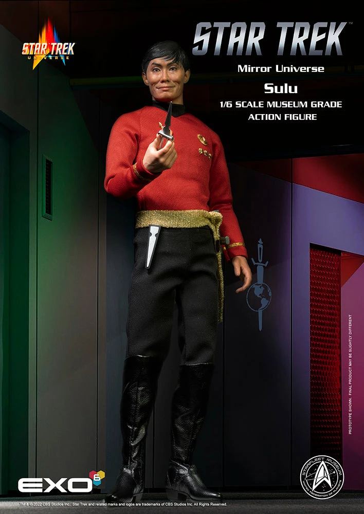 Maybang's Collectibles EXO-6 Star Trek: The Original Series Mirror Universe Hikaru Sulu 1/6 Scale 12" Collectible Figure Others 4 Maybang's Collectibles EXO-6 Star Trek: The Original Series Mirror Universe Hikaru Sulu 1/6 Scale 12" Collectible Figure Others