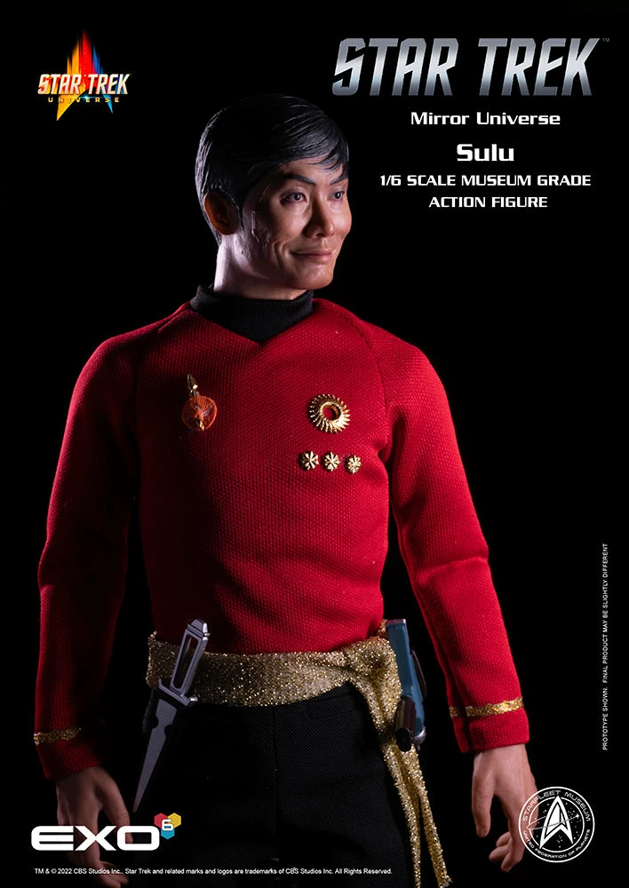 Maybang's Collectibles EXO-6 Star Trek: The Original Series Mirror Universe Hikaru Sulu 1/6 Scale 12" Collectible Figure Others 5 Maybang's Collectibles EXO-6 Star Trek: The Original Series Mirror Universe Hikaru Sulu 1/6 Scale 12" Collectible Figure Others