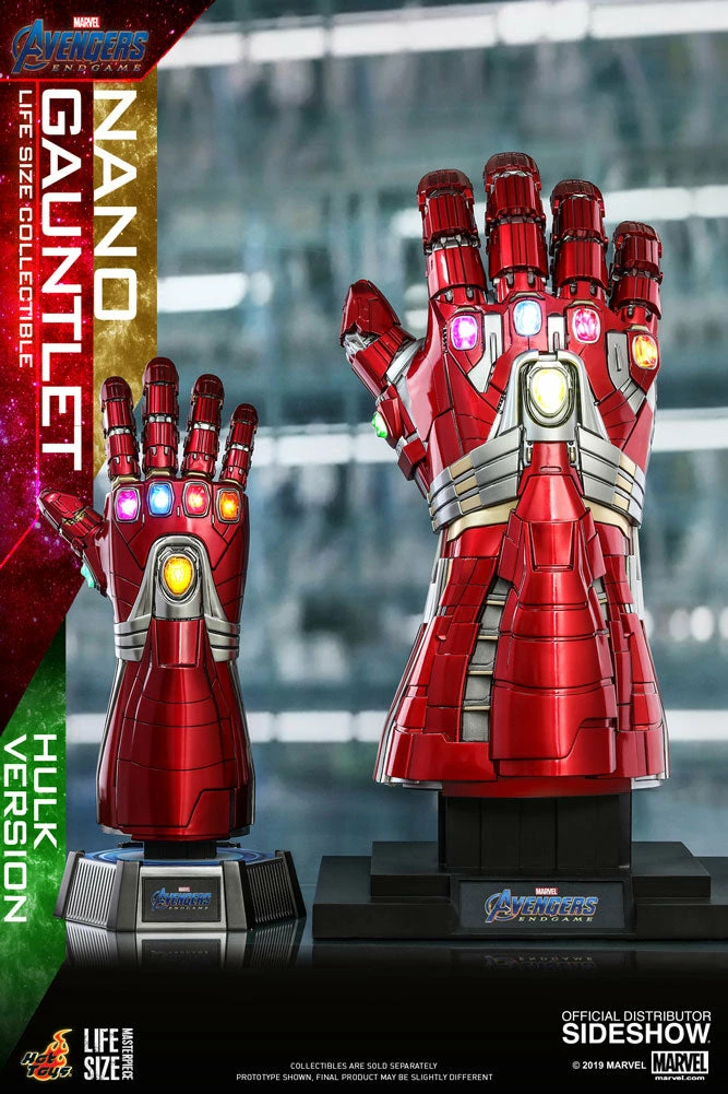 Maybang's Collectibles Hot Toys Marvel Comics Avengers Endgame Nano Gauntlet (Hulk Version) Life Size Movie Prop Replica 3 Maybang's Collectibles Hot Toys Marvel Comics Avengers Endgame Nano Gauntlet (Hulk Version) Life Size Movie Prop Replica