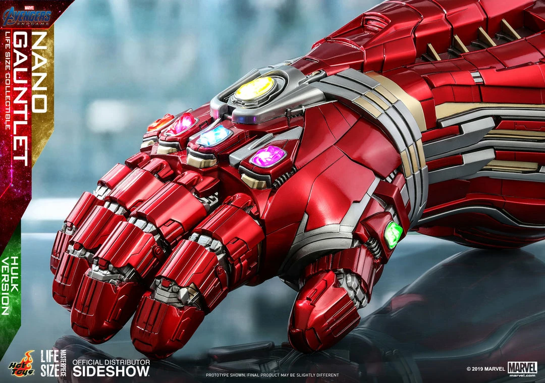Maybang's Collectibles Hot Toys Marvel Comics Avengers Endgame Nano Gauntlet (Hulk Version) Life Size Movie Prop Replica 5 Maybang's Collectibles Hot Toys Marvel Comics Avengers Endgame Nano Gauntlet (Hulk Version) Life Size Movie Prop Replica