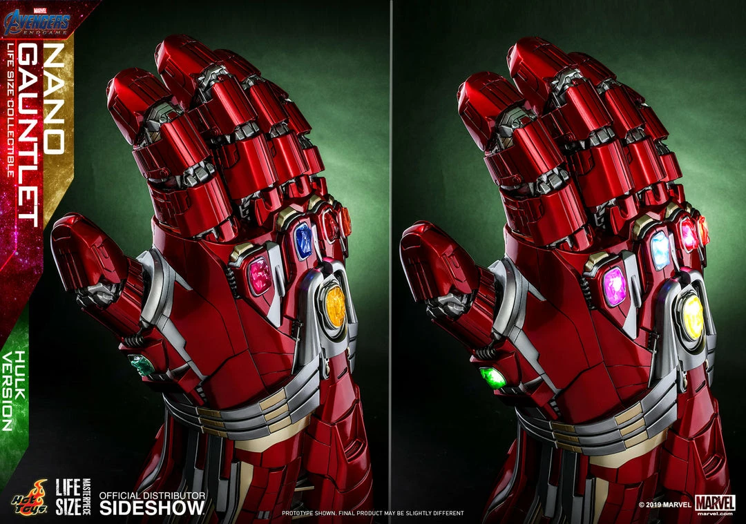 Maybang's Collectibles Hot Toys Marvel Comics Avengers Endgame Nano Gauntlet (Hulk Version) Life Size Movie Prop Replica 8 Maybang's Collectibles Hot Toys Marvel Comics Avengers Endgame Nano Gauntlet (Hulk Version) Life Size Movie Prop Replica