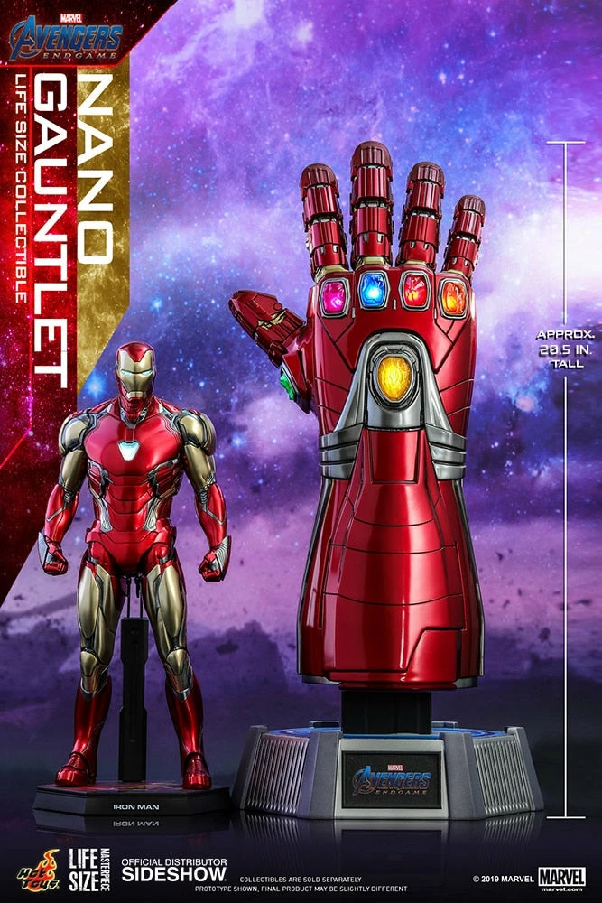 Maybang's Collectibles Hot Toys Marvel Comics Avengers Endgame Iron Man Nano Gauntlet Life Size Movie Prop Replica 8 Maybang's Collectibles Hot Toys Marvel Comics Avengers Endgame Iron Man Nano Gauntlet Life Size Movie Prop Replica