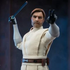 Maybang's Collectibles Sideshow Star Wars: The Clone Wars Obi-Wan Kenobi 1/6 Scale 12" Collectible Figure Sideshow Collectibles