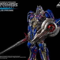 Maybang's Collectibles Threezero Transformers The Last Knight DLX Scale Collectible Series Optimus Prime Diecast Action Figure
